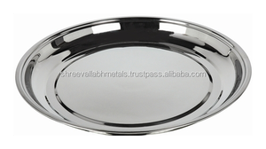 Récipient de papier d'aluminium de qualité supérieure rond argenté Musalmani Khumcha Platter pour l'hôtel Fastfood - Product Image 2
