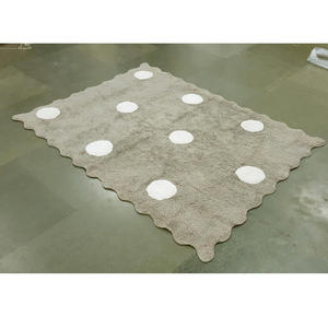 Alfombra antideslizante hecha a mano de 100% algodón con patrón de rompecabezas para niños, alfombrilla para uso doméstico, lavable - Product Image 2