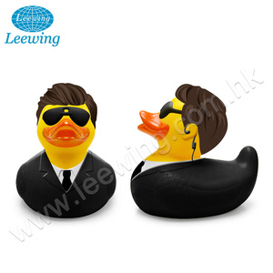 Caliente profesional de negocios de goma amarillo reportero altavoz periodista pato - Product Image 3