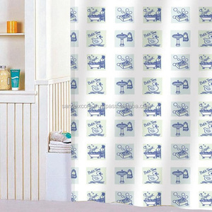 Linen Shower <b>Curtain</b> Bathtub Print Shower <b>Curtain</b> for Bathroom Space <b>Curtain</b> Supplier in India - Product Image 2