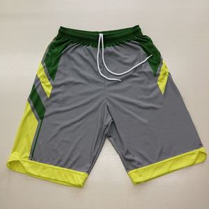 Pantalones cortos de baloncesto para hombre, de secado rápido, 100% poliéster, transpirables, de talla grande, pantalones cortos de malla - Product Image 5