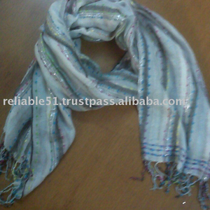 Écharpe d'hiver longue en viscose tissée pour femmes-Design personnalisable confortable Marque VIS - Product Image 3
