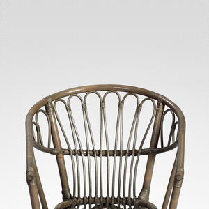 Chaise moderne en rotin naturel et osier Meubles de haute qualité en style loisirs pour la maison ou le restaurant et le salon - Product Image 2