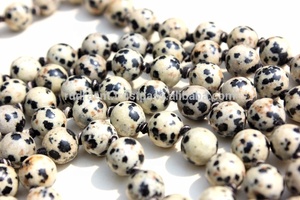 Chapelet Dalmatien fait à la main Jaspe Yoga Mala Unisexe 108 Perles Bracelet Collier Noué Bijoux de Mode avec Diamant Perle Cadeau - Product Image 6