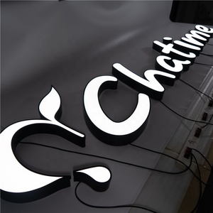 LC thiết kế mới Bảng chữ cái phù hiệu thư imvu dẫn chữ kênh cho tùy chỉnh dấu hiệu dẫn - Product Image 3