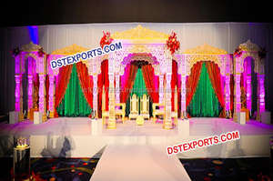 Paon — décoration de scène de mariage, pour fille, décoration indienne de Style Unique, scène de mariage, fabricant et extracteur - Product Image 4