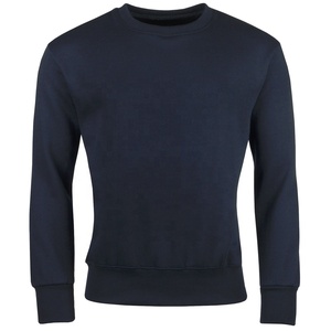 Haute qualité hommes coton sweat à manches longues col rond haut respirant grande taille fourrure de mouton Polyester tissu - Product Image 4