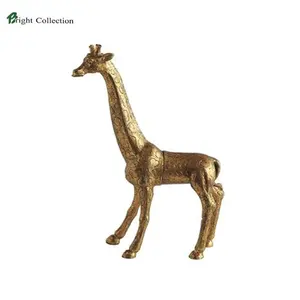 Gold decorative giraffe decorative giraffe Aluminum Giraffe home decorative item for living room and dining room