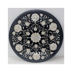 Black <b>Marble</b> <b>Table</b> Top, High Quality Inlay <b>Marble</b> <b>Coffee</b> <b>Table</b> Tops - Product Image 1