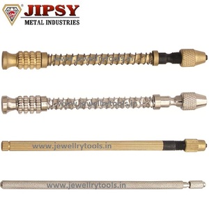 Custom Logo Heavy 4\" Inch Stainless Steel <b>Pin</b> Vise Tong Drill Double-Ended Chrome Plated Reversible Wristwatch Tools Parts - Product Image 4