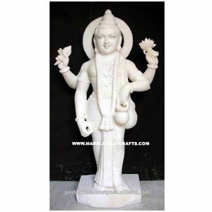 Handcrafted Marble Dattatreya Murti - Product Image 1