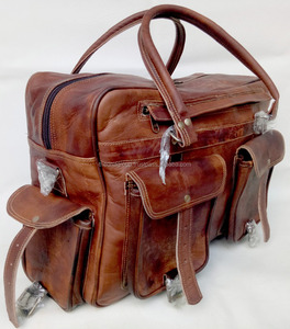 Sacs en cuir pour hommes les plus demandés Styles de sacs en cuir pour hommes Meilleurs sacs de bureau en cuir indien pour hommes - Product Image 4