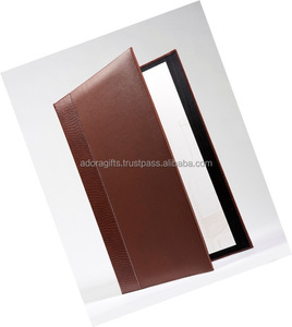เมนูสีน้ำตาลที่มีคุณภาพสูงหนังผู้ถือเมนู - Product Image 1