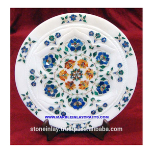 Beautiful White Marble Inlay Plate - Product Image 1