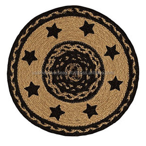 Avior Industries PVT LTD's Luxury Handmade New Style Impreso Trenzado Yute Alfombras para sala de estar High Trending Area Rugs Sets - Product Image 1