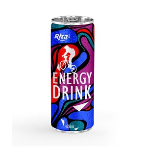 Mejor precio de la mejor calidad buen gusto Natural Etiqueta Privada OEM 250ml latas de bebida energética - Product Image 3