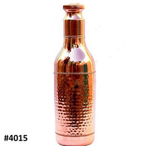 Handmade Pure Copper <b>Metal</b> <b>Water</b> <b>Bottle</b> Ayurvedic Pure Copper Vessel Yoga <b>Water</b> <b>Bottle</b> Copper <b>Water</b> <b>Bottle</b> - Product Image 1