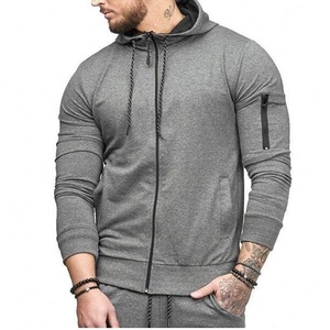 Sudadera con capucha unisex de manga larga para gimnasio, tejido polar de poliéster, sublimación, logotipo bordado de talla grande - Product Image 4
