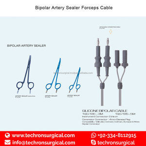 Del Cable de Autoclave capaz de Bipolar de la arteria/buque sellador fórceps de 3 M de largo, - Product Image 6