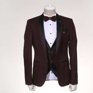 Costumes de mariage personnalisés en polyester et viscose de haute qualité à l'italienne pour hommes best-seller meilleur prix vente en gros pas cher - Product Image 1