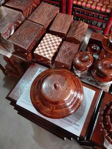 Boîte de mouchoirs en bois, boîte de mouchoirs faite à la main, support de boîte de mouchoirs artisanal sculpté à la main - Product Image 4