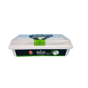 Cubo de PP IML y tapa IML para alimentos, Tapa Rectangular de 645ml, DKK645, fecha de helado, mantequilla, Chocolate Embalaje - Product Image 1