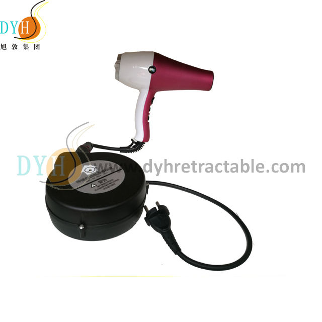 ヘアドライヤー用リトラクタブル電源コード、長さ1-5m、600-3200W