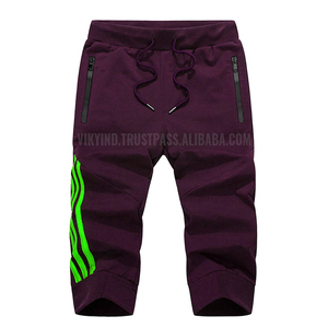 Pantalones cortos de algodón para hombre, ropa de marca, de secado rápido, informales, con bolsillos y cremallera, de entrenamiento, talla grande - Product Image 6