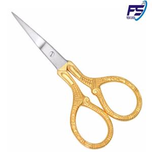 Mini tijeras profesionales de bordado de acero inoxidable, artesanía de estilo clásico, borde liso, forma elegante para costura DIY, sastrería - Product Image 4