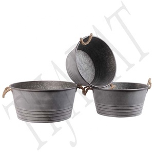 <b>GALVANIZED</b> TUB / METAL WINE <b>BUCKET</b> - Product Image 6