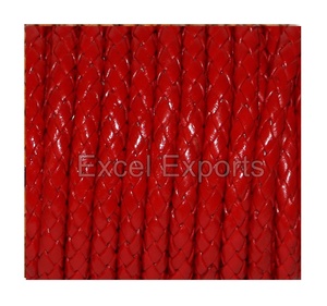 สายหนังถักสีเทาผลิตภัณฑ์หนังพรีเมี่ยม - Product Image 4