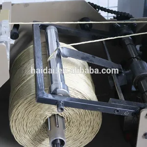 Haidai Supplied 8" 10" Big size twisted raffia spool winding machine for sale