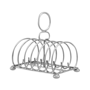 Estante de tostada de seis divisiones, Plata - Product Image 1