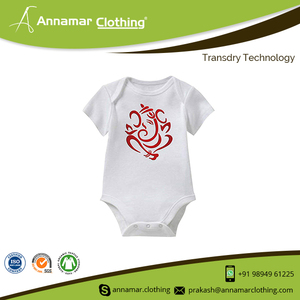 High Quality Custom Logo100% Cotton Baby Romper - Product Image 2