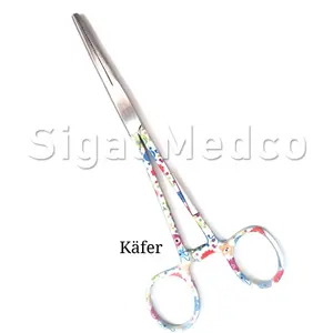 Kelly hemostático fórceps/ponta reta (fórceps de suporte de agulha)