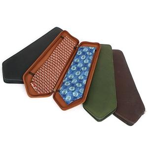 Étui à cravate de voyage en cuir à double porte-cravate vente en gros - Product Image 1