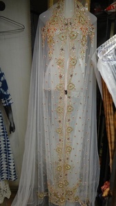 Tela de Takchita Marroquí para Kaftan, Caftán de la India - Product Image 3