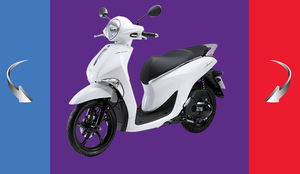 Motocicleta scooter de alta calidad, 125cc (Janusz Premium-rojo/azul/blanco), modelo: YSJ 125 - Product Image 3