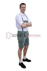 เฮอร์เรน TRACHTEN/เครื่องแต่งกายของผู้ชาย TRACHTEN LEDERHOSEN สีน้ำตาลเข้ม - Product Image 4