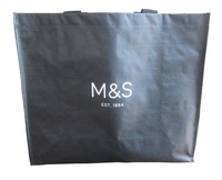 Bolsa de plástico tejida PP reutilizable de alta calidad KD1432 para productos domésticos-Impresión offset para compras y embalaje