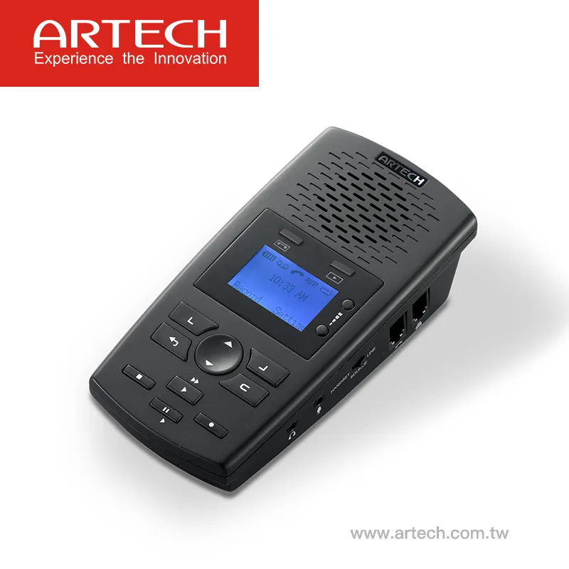 ARTECH DUET/AR120, SD card key phone recorder with Answering Machine, easy & smart operation