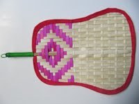 Abanico Vietnamita de Hoja/Bambú, Hecho a Mano, a Precio Económico - Product Image 4