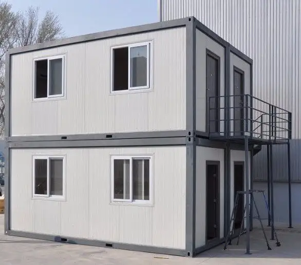 China Easy Assembled Steel Prefabricated Building Prefab Storage Units Ready Made House In India