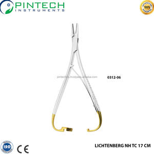 Porte-aiguille chirurgical professionnel Mathieu Castroviejo, ensemble d'instruments dentaires en acier inoxydable, manuel - Product Image 5