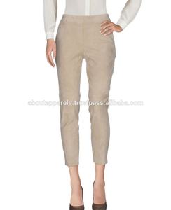 Pantalones de Cuero Genuino para Mujer, Personalizados, de Alta Calidad, a Precio Económico, al por Mayor, Impermeables, Resistentes al Viento y Transpirables para Invierno - Product Image 3