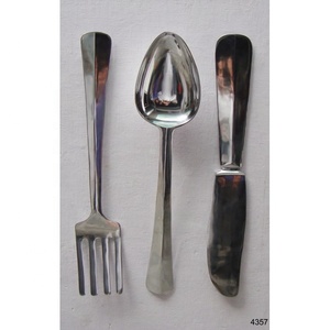 Juego de Cubiertos de arte de pared Colección de cubiertos colgantes de decoración del hogar de metal - Product Image 1