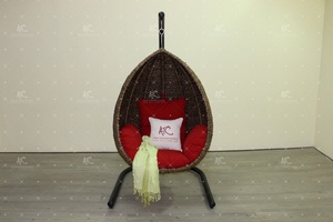 Amazing Design Natural <b>Water</b> Hyacinth Swing Chair <b>Hammock</b> for Indoor Furniture - Product Image 4