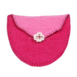 กระเป๋าใส่เหรียญทำด้วยมือมีซิปลายตัวละครเนปาลเป็นมิตรกับสิ่งแวดล้อมสำหรับวัยรุ่นสไตล์ราชีน่าที่สวยงาม - Product Image 2