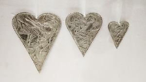 Premium Quality Pink Floral Wooden <b>Hanging</b> <b>Heart</b> Shaped Christmas Ornaments With the Sizes of 3 Inches - Product Image 4