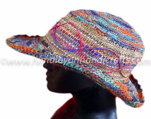 De alambre colorido sombrero de ala HCWB 0031 - Product Image 1